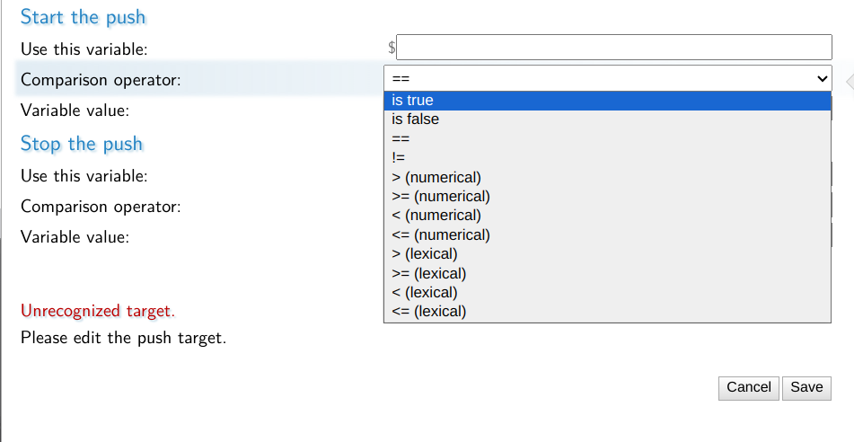 Picture of the methods you can use to compare variables