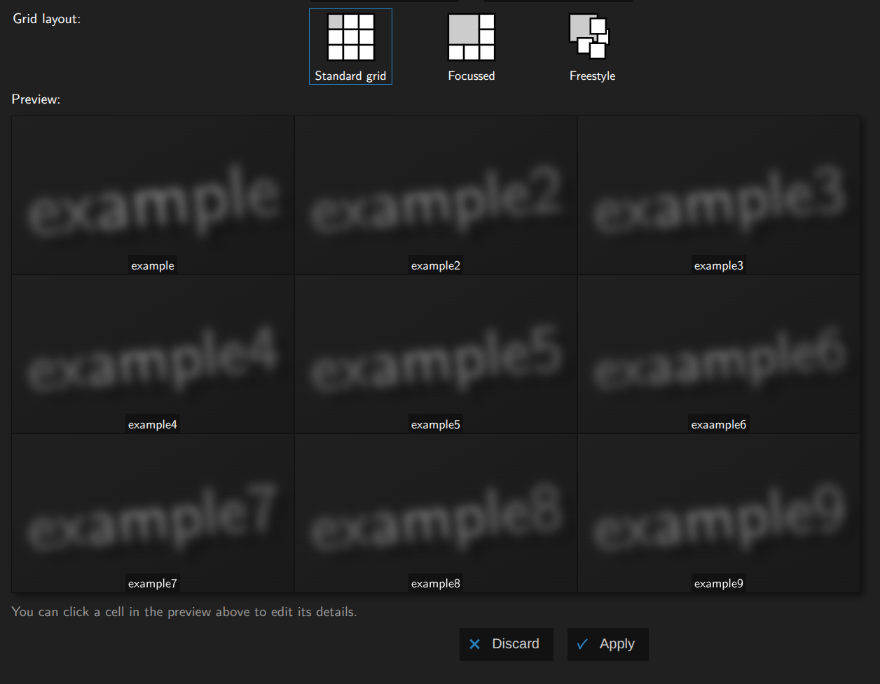 Image of setting up the positioning in the designer