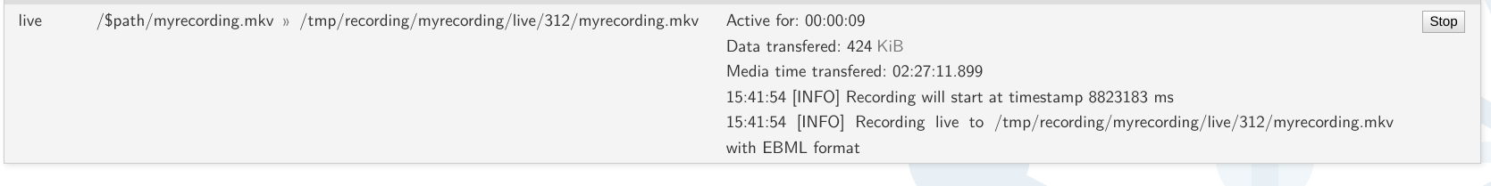 picture of an active push using static variable