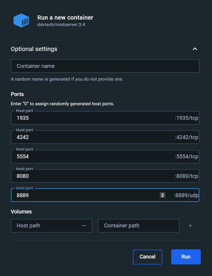 Image of setting up the first boot of Docker Desktop