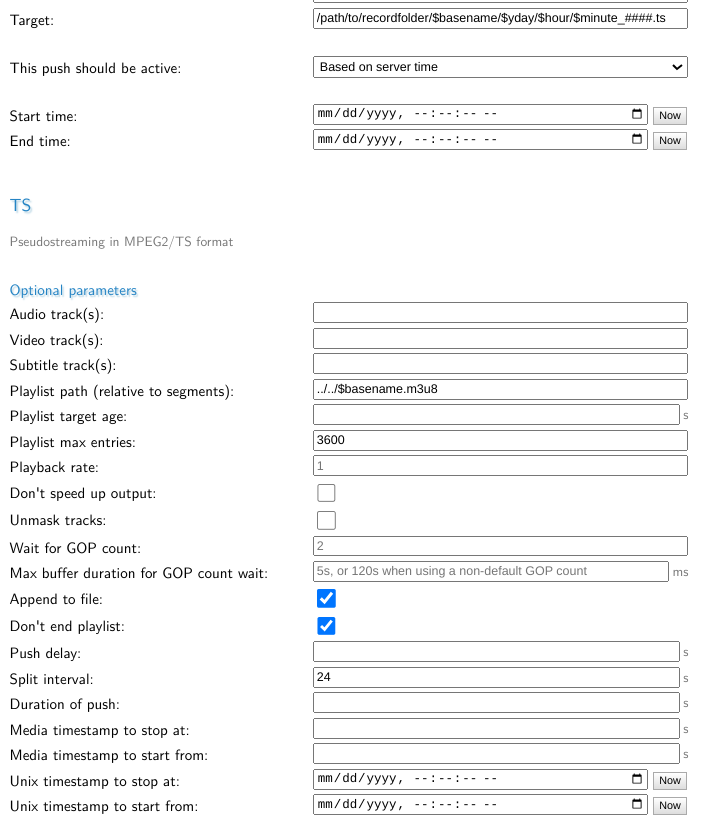 Image of the settings in the interface as shown above