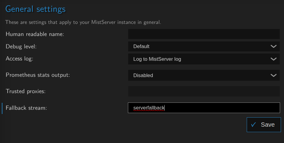 Picture of the server-wide fallback