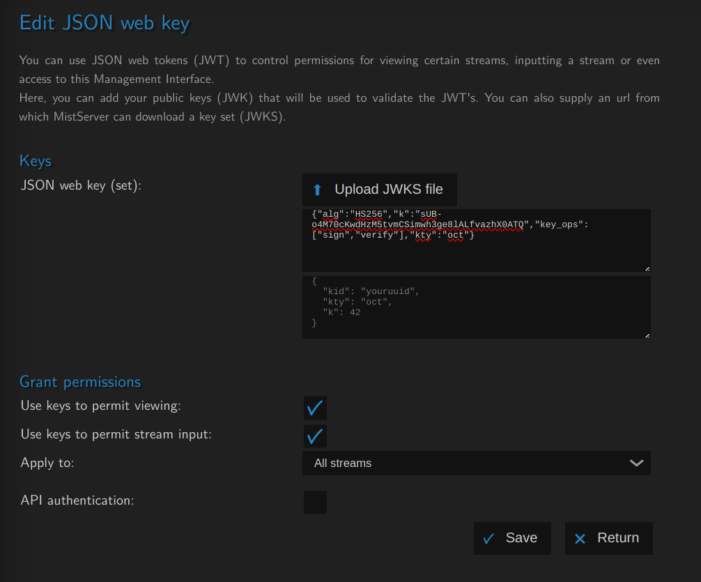 copy over JWK information
