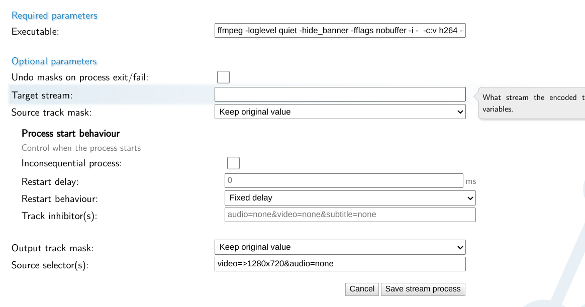 Image of adding a single video track quality through encoding