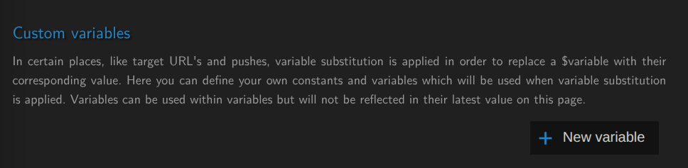 picture of creating a variable