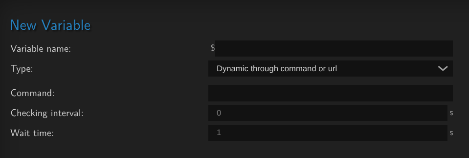 creating a dynamic variable